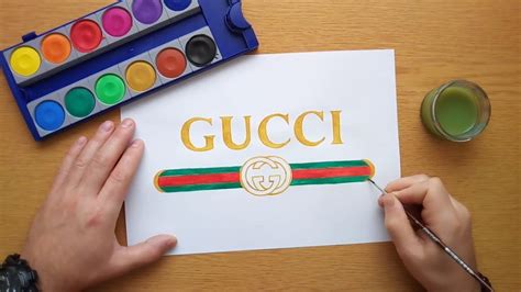 how to draw a gucci shirt|gucci logo youtube.